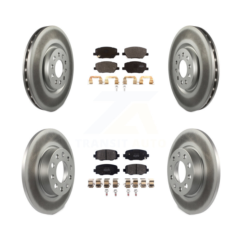 Disc Rotors and Semi-Metallic Brake Pads Kit-KGF-104058 Kit.bestparts.ca