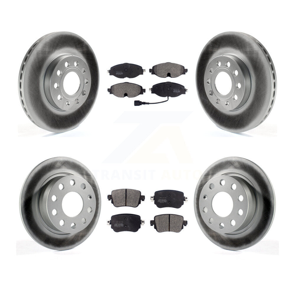 Disc Rotors and Semi-Metallic Brake Pads Kit-KGF-104060