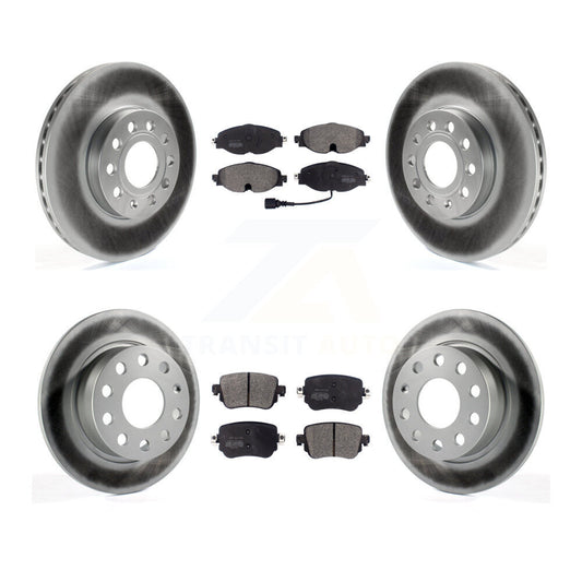 Disc Rotors and Semi-Metallic Brake Pads Kit-KGF-104060
