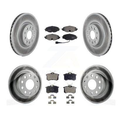 Disc Rotors and Semi-Metallic Brake Pads Kit-KGF-104061
