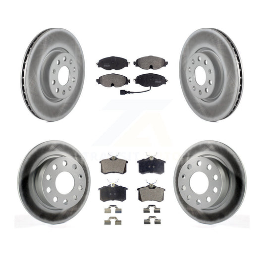 Disc Rotors and Semi-Metallic Brake Pads Kit-KGF-104061