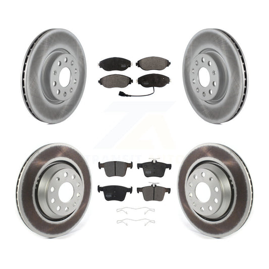 Disc Rotors and Semi-Metallic Brake Pads Kit-KGF-104062