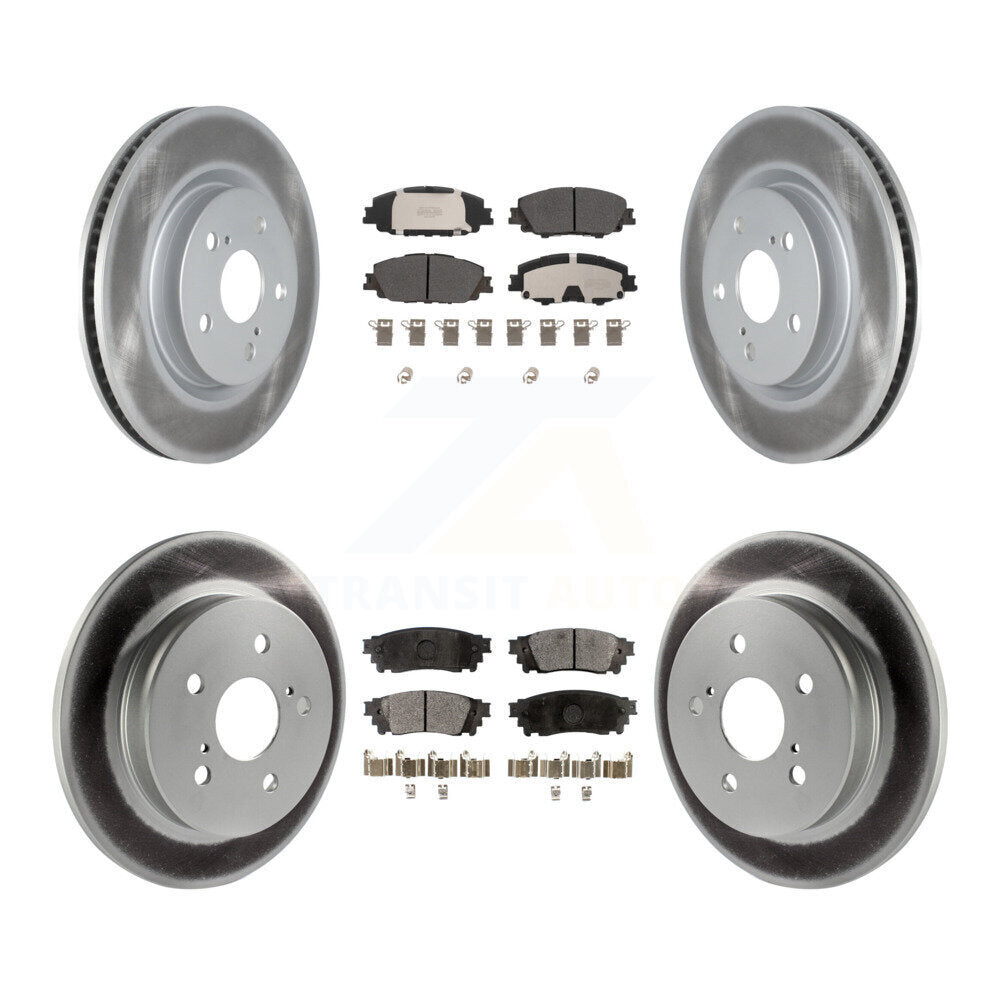 Disc Rotors and Semi-Metallic Brake Pads Kit-KGF-104063