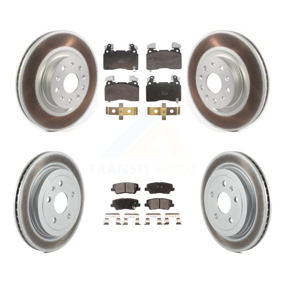 Disc Rotors and Semi-Metallic Brake Pads Kit-KGF-104067