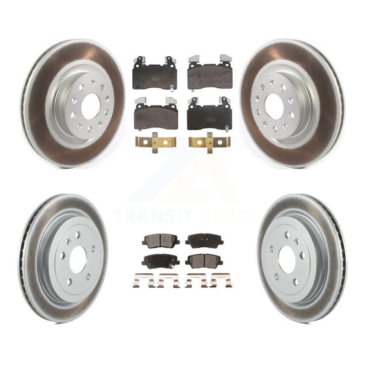 Disc Rotors and Semi-Metallic Brake Pads Kit-KGF-104067
