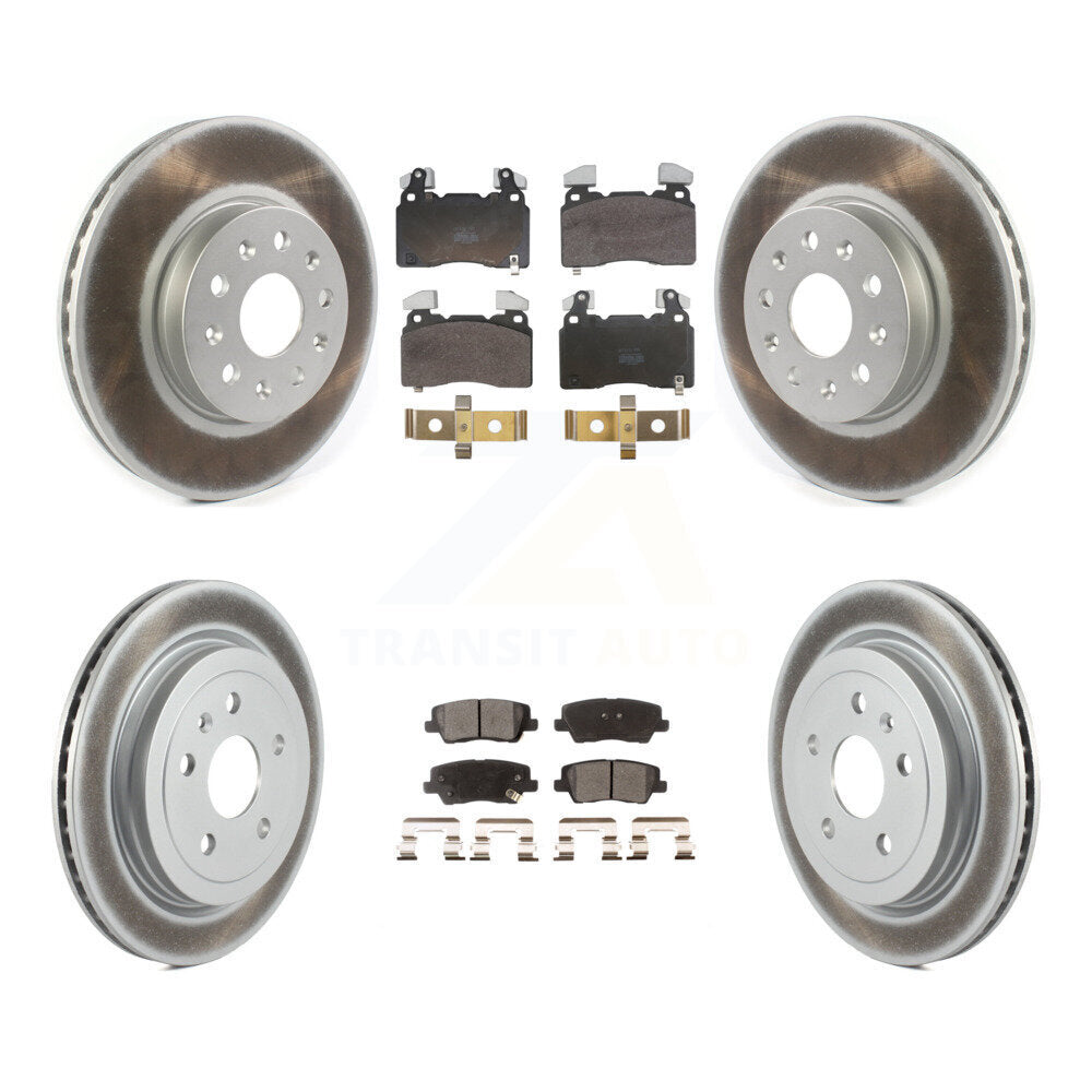 Disc Rotors and Semi-Metallic Brake Pads Kit-KGF-104068