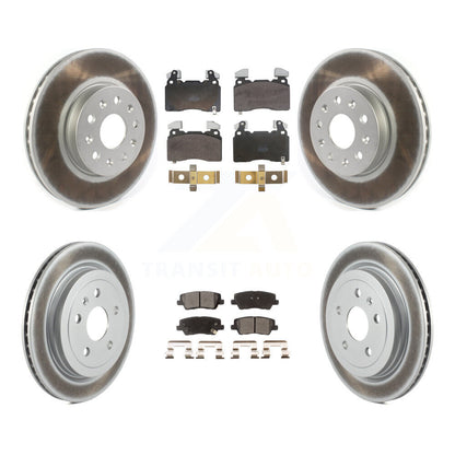 Disc Rotors and Semi-Metallic Brake Pads Kit-KGF-104068
