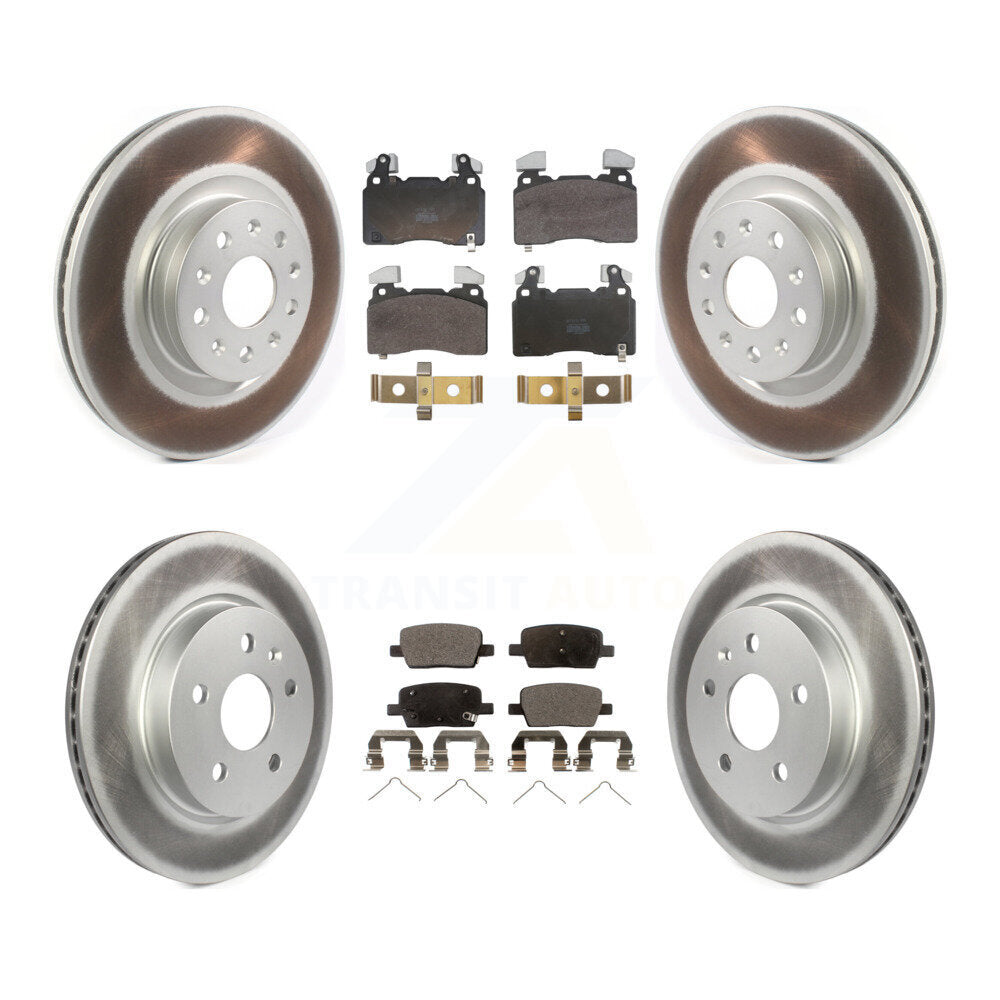 Disc Rotors and Semi-Metallic Brake Pads Kit-KGF-104071