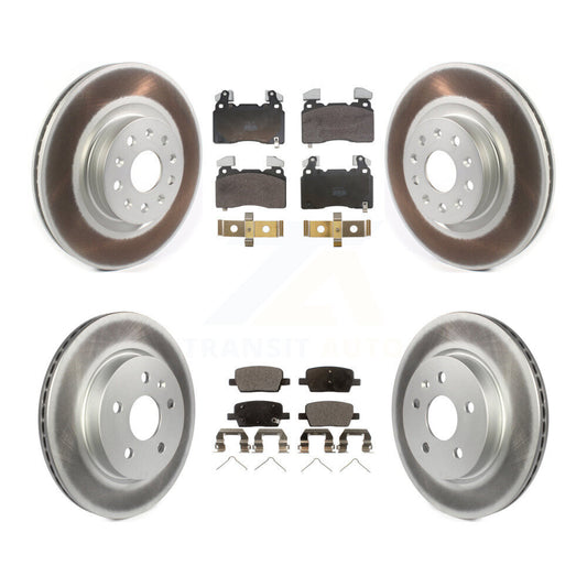 Disc Rotors and Semi-Metallic Brake Pads Kit-KGF-104071