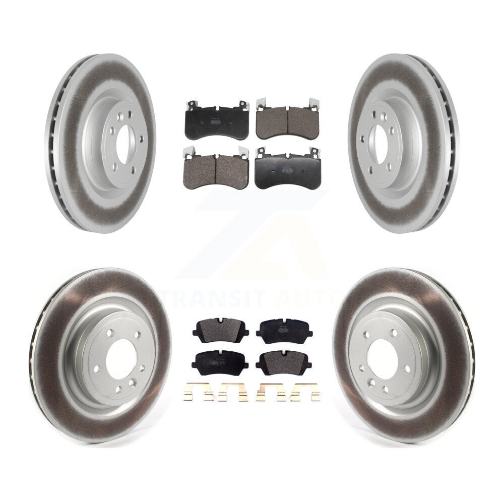 Disc Rotors and Semi-Metallic Brake Pads Kit-KGF-104072