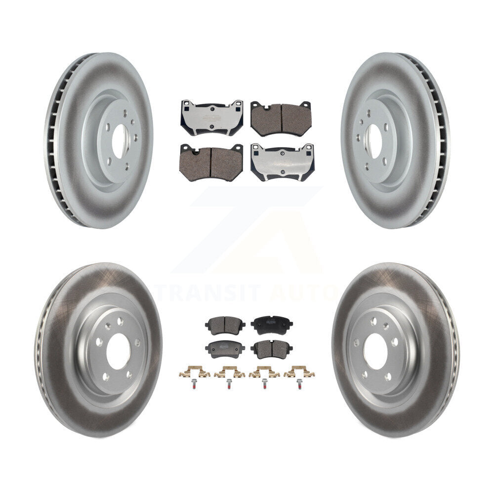 Coated Disc Rotors and Semi-Metallic Brake Pads Kit-KGF-104073 Kit.bestparts.ca