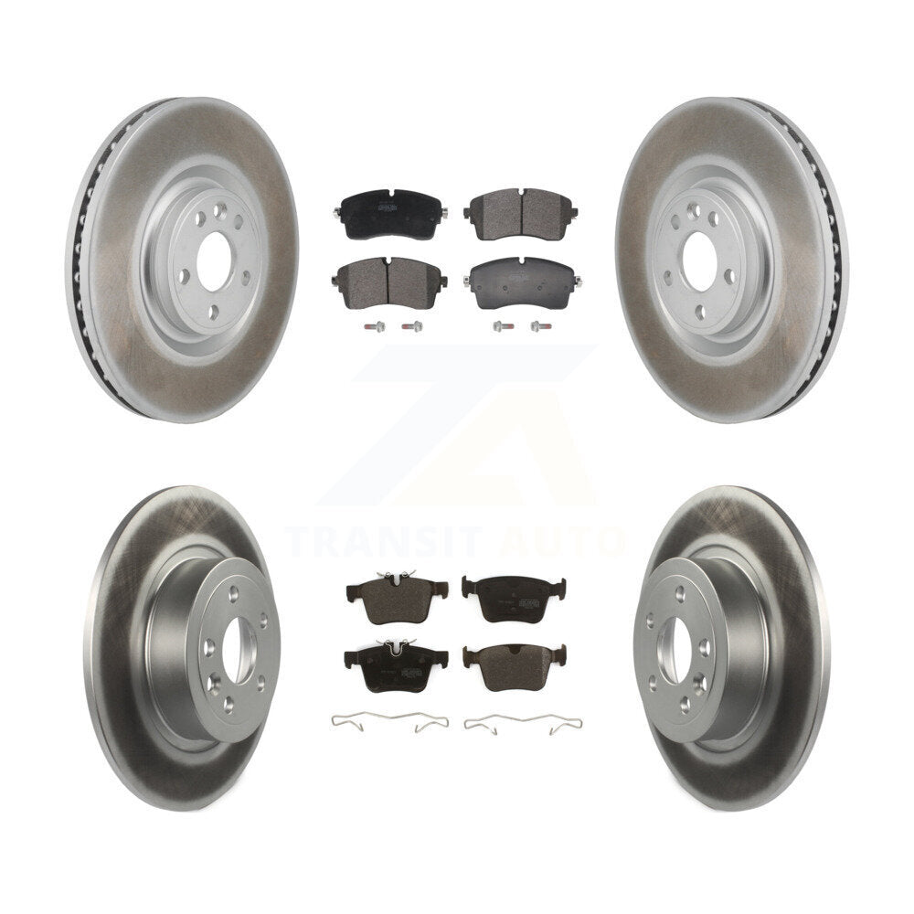 Coated Disc Rotors and Semi-Metallic Brake Pads Kit-KGF-104076 Kit.bestparts.ca