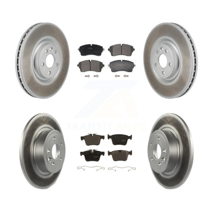 Coated Disc Rotors and Semi-Metallic Brake Pads Kit-KGF-104076