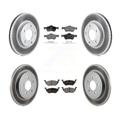 Disc Rotors and Semi-Metallic Brake Pads Kit-KGF-104077