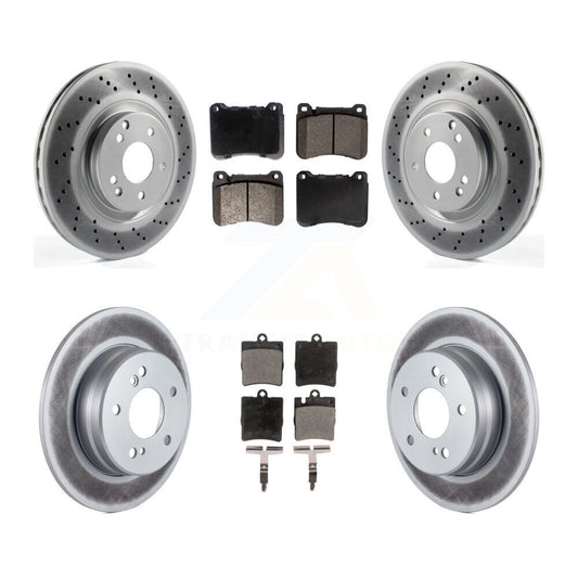 Disc Rotors and Semi-Metallic Brake Pads Kit-KGF-104080