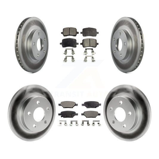 Disc Rotors and Semi-Metallic Brake Pads Kit-KGF-104081
