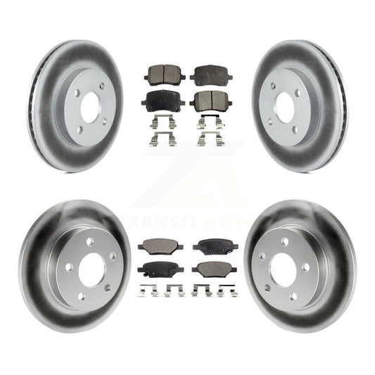 Disc Rotors and Semi-Metallic Brake Pads Kit-KGF-104082