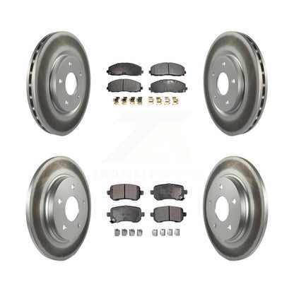 Disc Rotors and Semi-Metallic Brake Pads Kit-KGF-104083