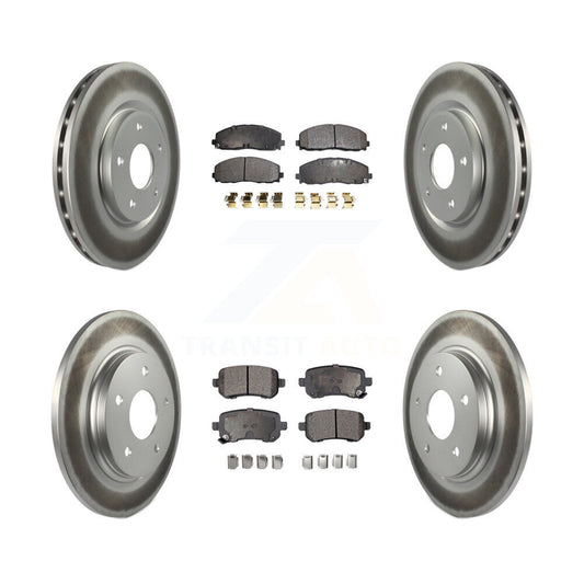 Disc Rotors and Semi-Metallic Brake Pads Kit-KGF-104083