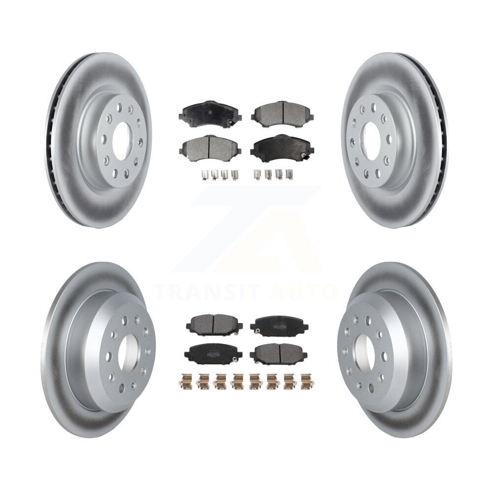 Disc Rotors and Semi-Metallic Brake Pads Kit-KGF-104084