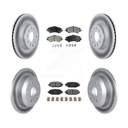 Disc Rotors and Semi-Metallic Brake Pads Kit-KGF-104084