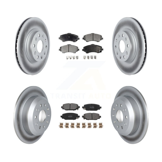 Disc Rotors and Semi-Metallic Brake Pads Kit-KGF-104084