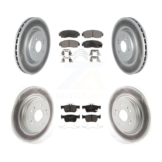 Disc Rotors and Semi-Metallic Brake Pads Kit-KGF-104086
