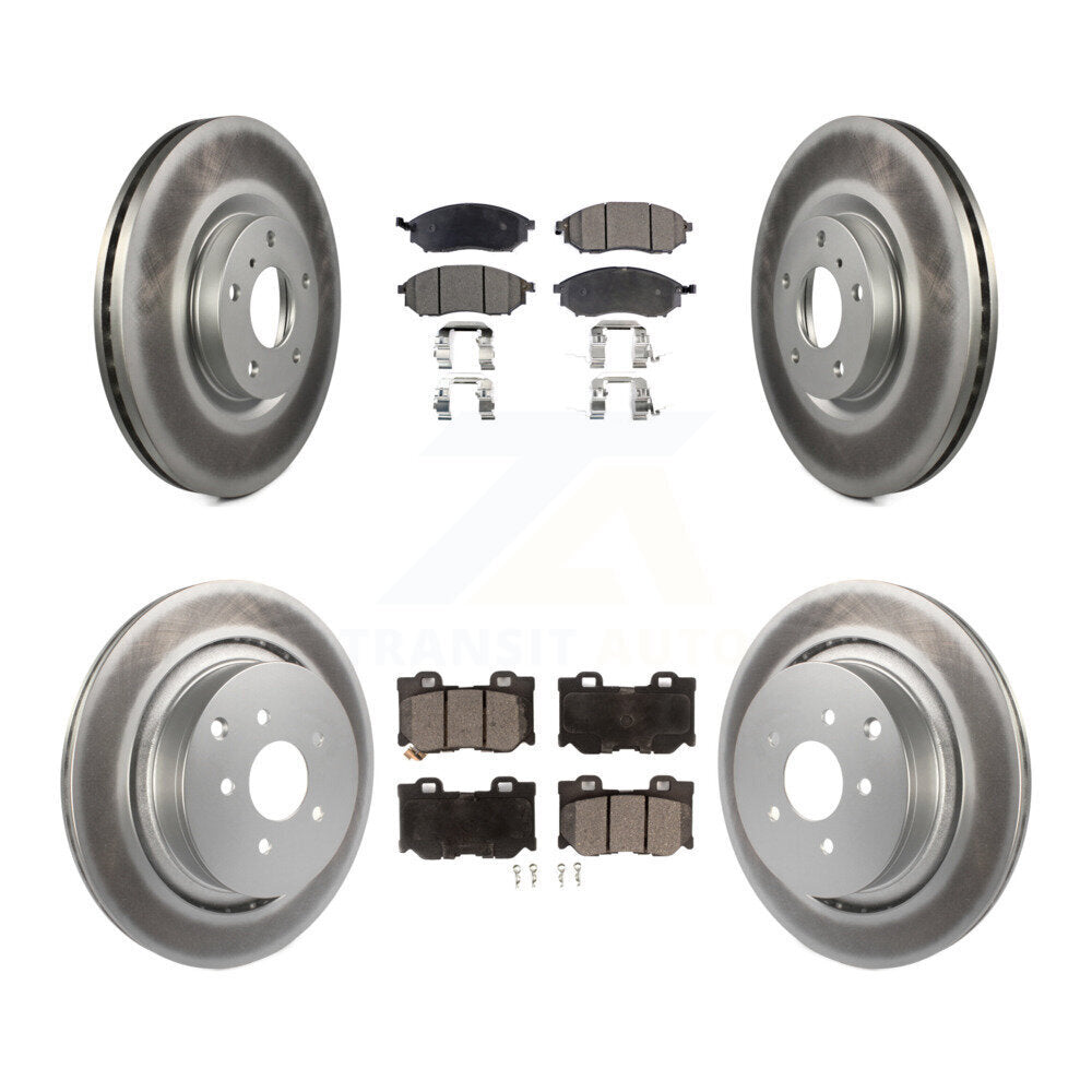 Disc Rotors and Semi-Metallic Brake Pads Kit-KGF-104087