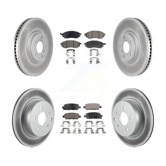 Disc Rotors and Semi-Metallic Brake Pads Kit-KGF-104088