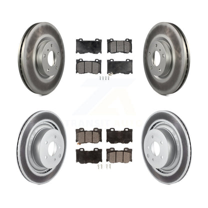 Disc Rotors and Semi-Metallic Brake Pads Kit-KGF-104089