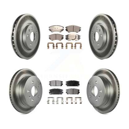 Disc Rotors and Semi-Metallic Brake Pads Kit-KGF-104090
