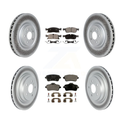 Disc Rotors and Semi-Metallic Brake Pads Kit-KGF-104096