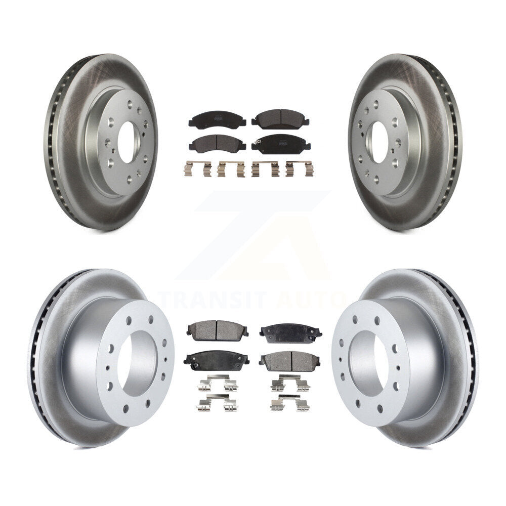 Disc Rotors and Semi-Metallic Brake Pads Kit-KGF-104097