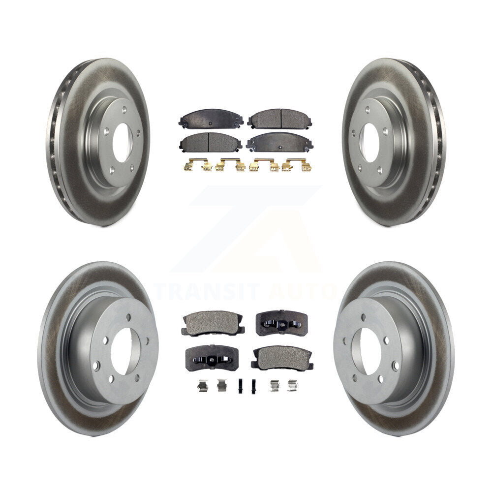 Disc Rotors and Semi-Metallic Brake Pads Kit-KGF-104100