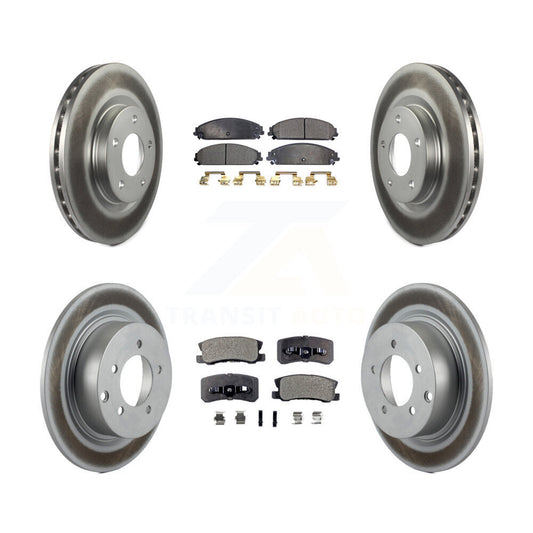 Disc Rotors and Semi-Metallic Brake Pads Kit-KGF-104100
