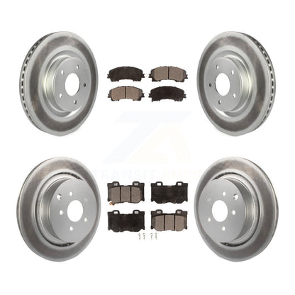 Disc Rotors and Semi-Metallic Brake Pads Kit-KGF-104101