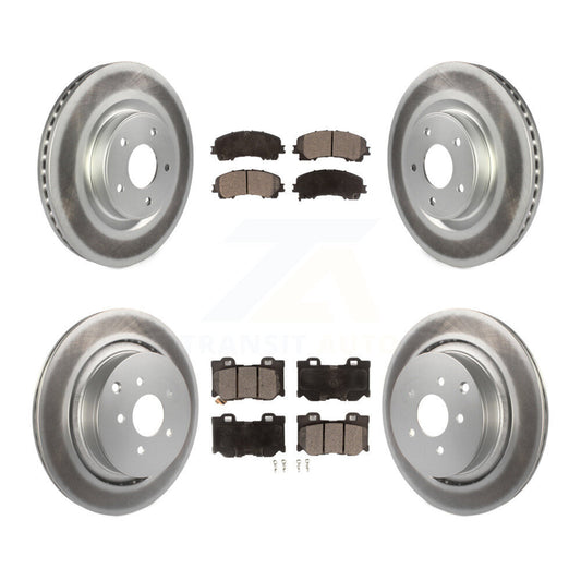 Disc Rotors and Semi-Metallic Brake Pads Kit-KGF-104101