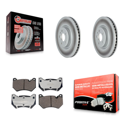 Disc Rotors and Semi-Metallic Brake Pads Kit-KGF-104130