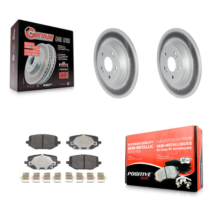 Coated Disc Rotors and Semi-Metallic Brake Pads Kit-KGF-104150