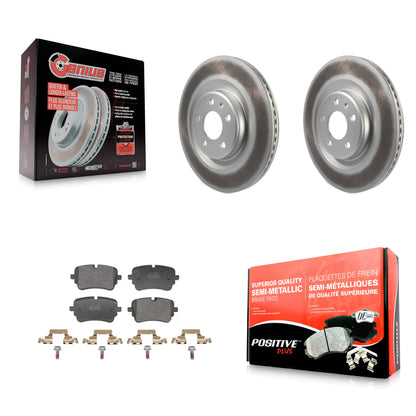 Coated Disc Rotors and Semi-Metallic Brake Pads Kit-KGF-104152