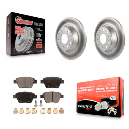 Coated Disc Rotors and Semi-Metallic Brake Pads Kit-KGF-104173