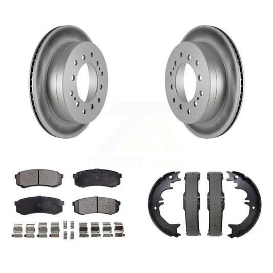 Coated Disc Rotors and Semi-Metallic Brake Pads Kit-KGF-104175