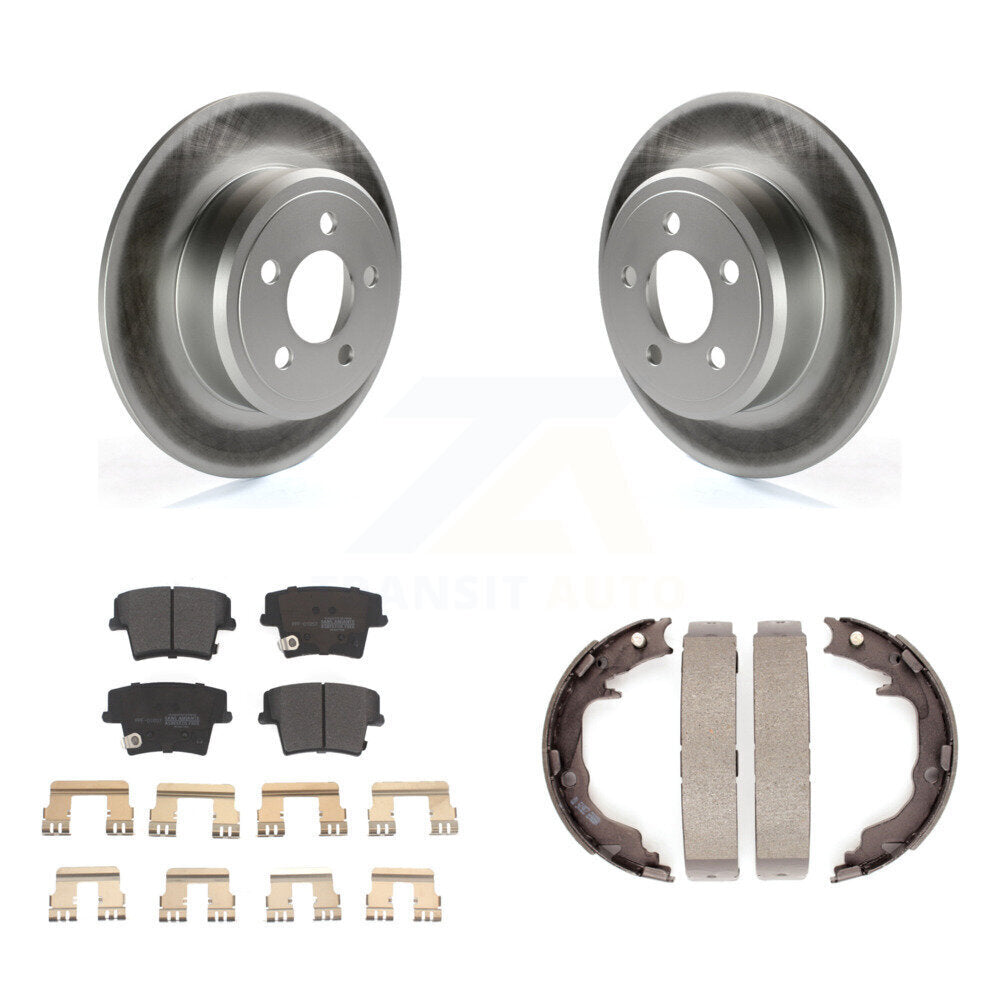 Coated Disc Rotors and Semi-Metallic Brake Pads Kit-KGF-104176 Kit.bestparts.ca