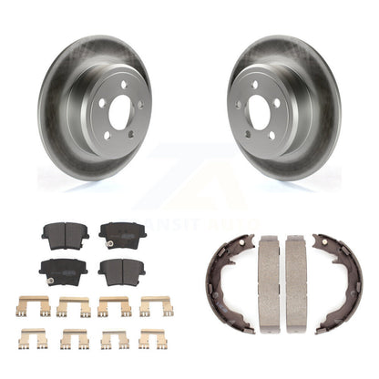 Coated Disc Rotors and Semi-Metallic Brake Pads Kit-KGF-104176