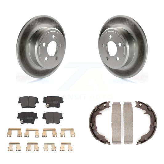 Coated Disc Rotors and Semi-Metallic Brake Pads Kit-KGF-104176