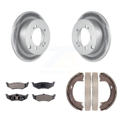 Coated Disc Rotors and Semi-Metallic Brake Pads Kit-KGF-104183