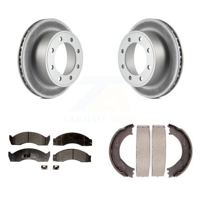 Coated Disc Rotors and Semi-Metallic Brake Pads Kit-KGF-104184