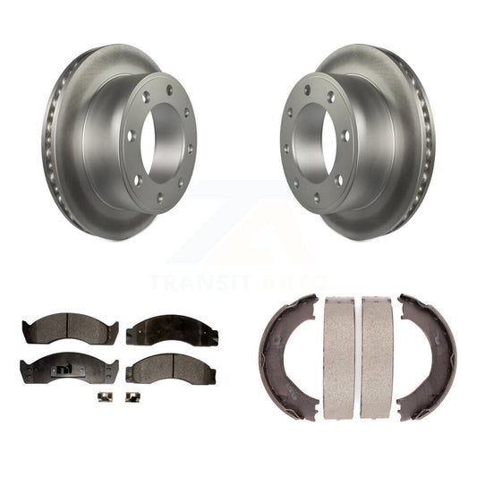 Coated Disc Rotors and Semi-Metallic Brake Pads Kit-KGF-104185