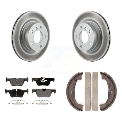 Coated Disc Rotors and Semi-Metallic Brake Pads Kit-KGF-104194