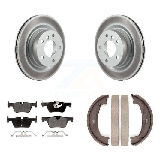 Coated Disc Rotors and Semi-Metallic Brake Pads Kit-KGF-104194